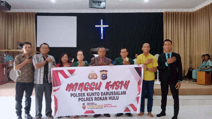 Ratusan Warga Kunto Apresiasi Kegiatan Minggu Kasih Polsek Kunto Darussalam