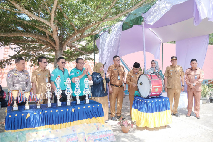 PT. SPR Langgak Sukses Selenggarakan Langgak Drumband Festival Tingkat SD dan SLTP se-Kabupaten Rokan Hulu 