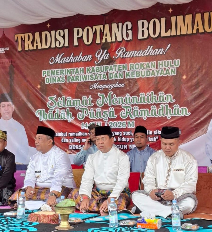 Pemkab Rohul dan LAMR Gelar Tradisi Adat Potang Bolimau Dalam Rangka Menyambut Ramdhan 1447 Hijriah