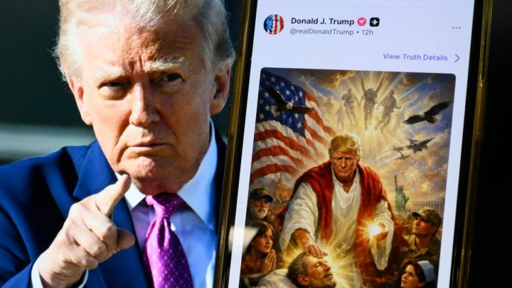 Usai Dihujat! Trump Hapus Foto AI Dirinya Jadi “Yesus”