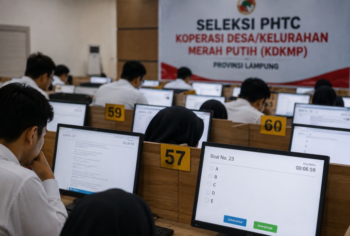 Peserta Seleksi Kopdes Ngamuk, Sistem Ujian Error