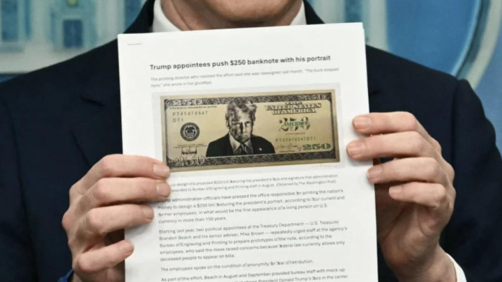 Heboh! Rencana Uang US$250 Bergambar Trump Picu Perdebatan di Amerika Serikat