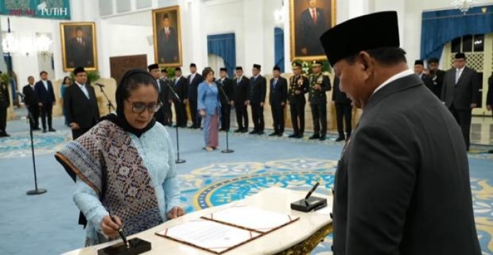 Usai Heboh Pergantian Pimpinan BGN, Nanik S Deyang Akhirnya Muncul di Istana