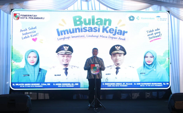 Pemko Pekanbaru Targetkan Tak Ada Anak Terlewat Imunisasi hingga Usia 2 Tahun