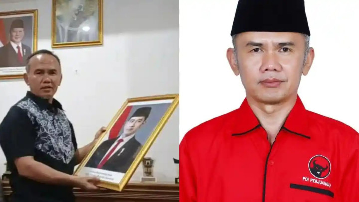 Ngaku Malu, Wakil Ketua DPRD Sukabumi Turunkan Foto Gibran